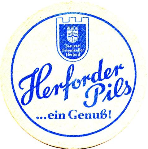 hiddenhausen hf-nw herf rund 1fbg 5a (215-ein genuß-logo o-blau)